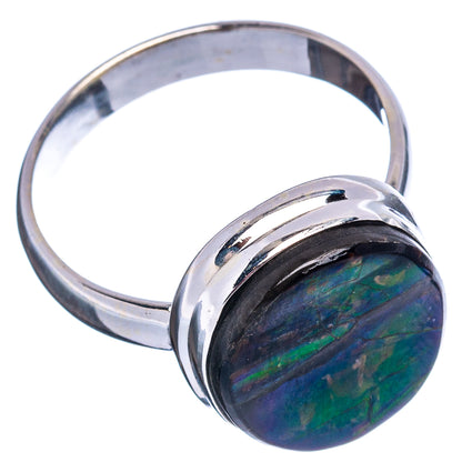 Rare Canadian Ammolite Ring Size 9.5 (.925 Sterling Silver)