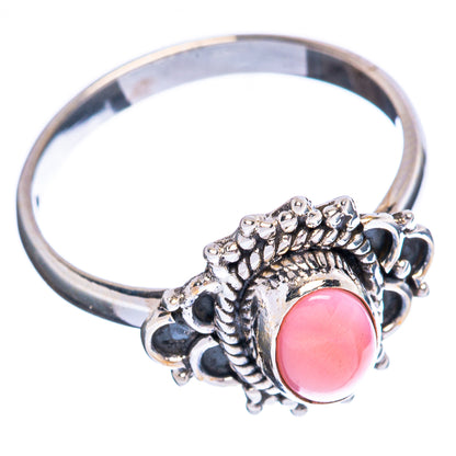 Value Pink Queen Conch Shell Ring Size 7.25 (925 Sterling Silver) R3226