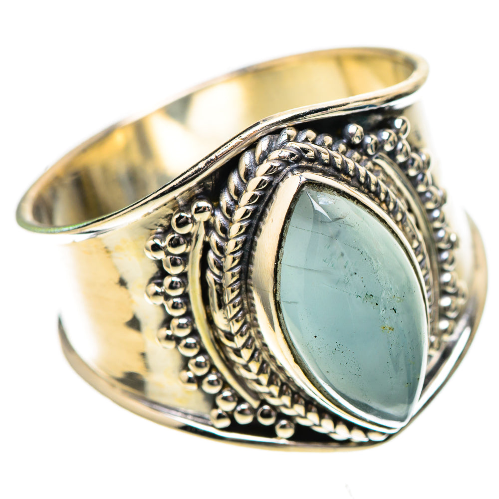 Natural Aquamarine Ring Size 9.25 (925 Sterling Silver) RING137899