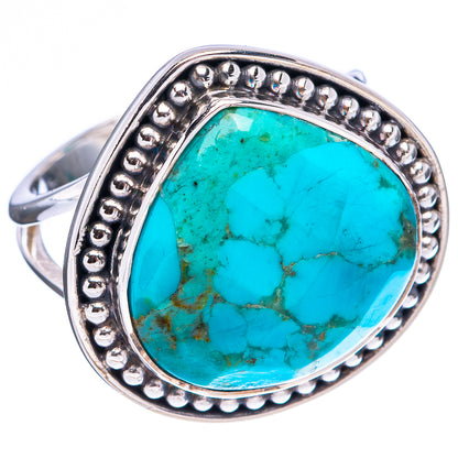 Premium Turquoise Ring Size 5.75 (.925 Sterling Silver)