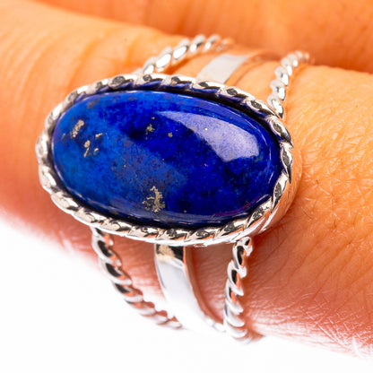 Premium Lapis Lazuli Ring Size 8.75 (925 Sterling Silver) R141854