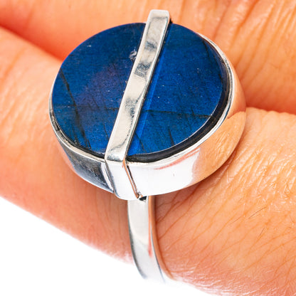 Premium Labradorite 925 Sterling Silver Ring Size 7.75 Ana Co R3616