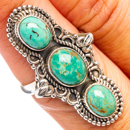 Mohave Turquoise Ring Size 6.75 (.925 Sterling Silver)