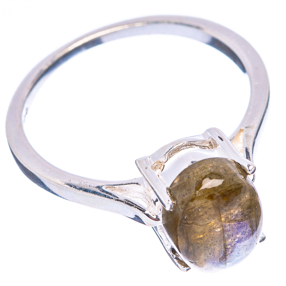 Labradorite Dainty Ring Size 6.5 (925 Sterling Silver) R5896