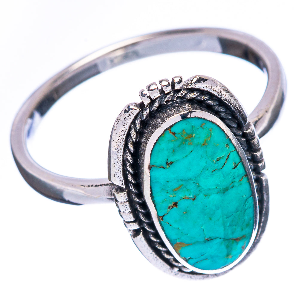 Rare Arizona Turquoise Ring Size 8.75 (925 Sterling Silver) R2329