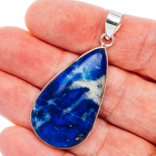 Premium Afghanite Pendant 1 7/8" (.925 Sterling Silver)