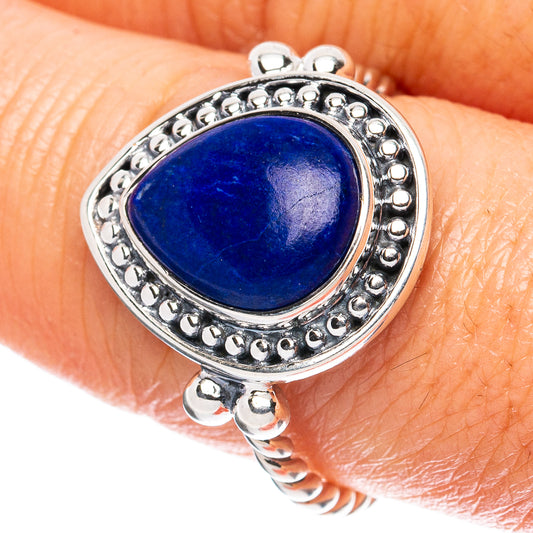 Premium Lapis Lazuli 925 Sterling Silver Ring Size 8.75 Ana Co R3609
