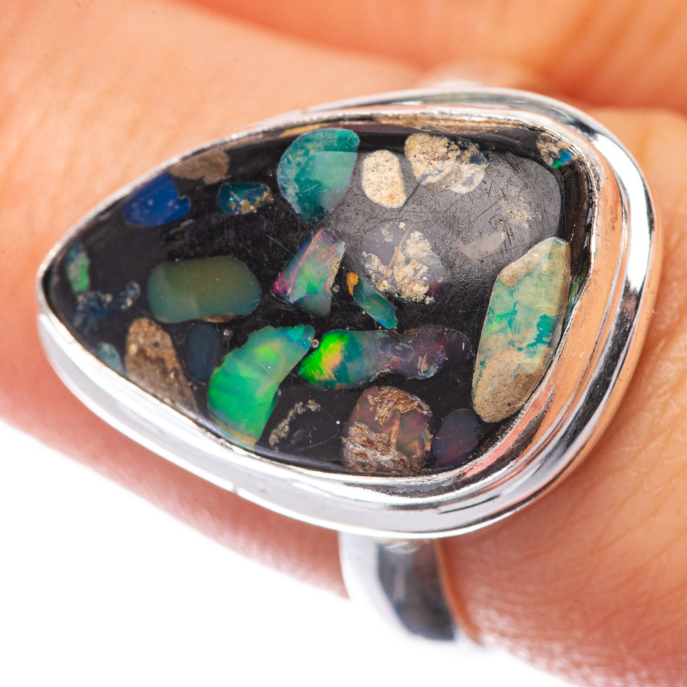 Brecciated Opal Ring Size 7.75 (925 Sterling Silver) R145111