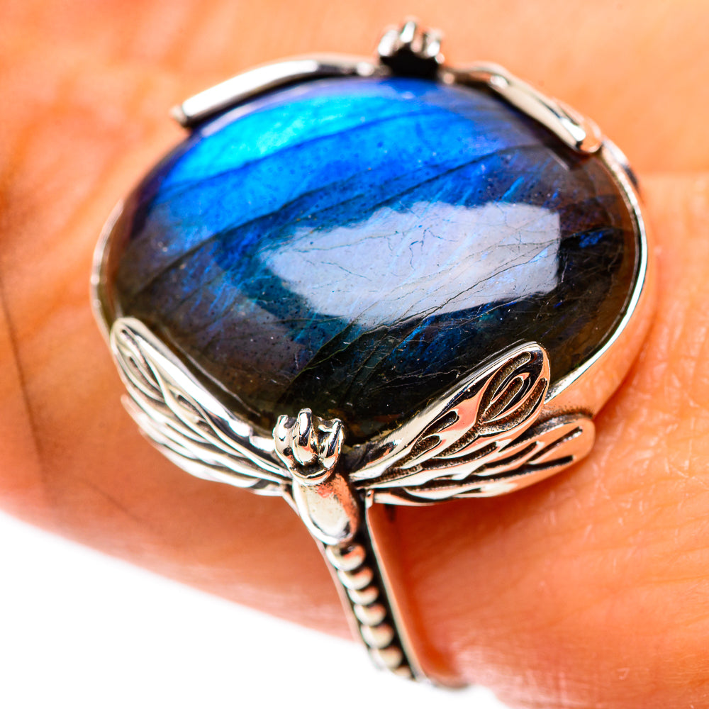 Labradorite Ring Size 9 (925 Sterling Silver) RING138320