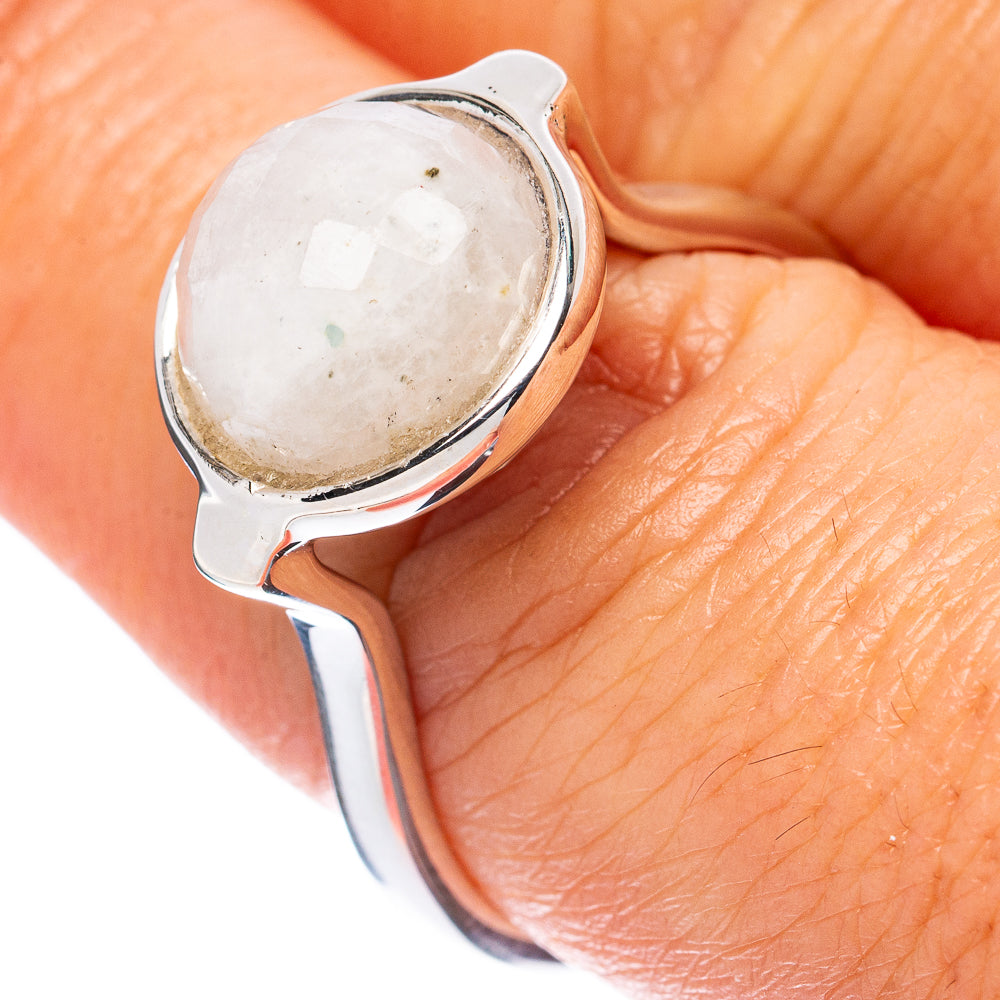 Premium Rainbow Moonstone 925 Sterling Silver Ring Size 8 Ana Co R3488