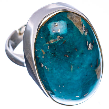 Premium Persian Turquoise Ring Size 8 Adjustable (.925 Sterling Silver)
