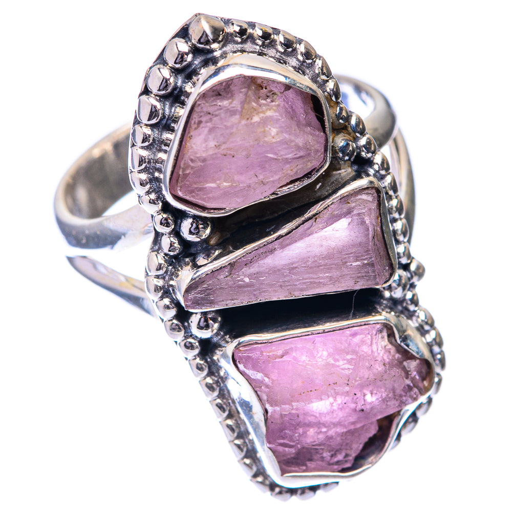 Raw Kunzite Ring Size 7.25 (925 Sterling Silver) R141584