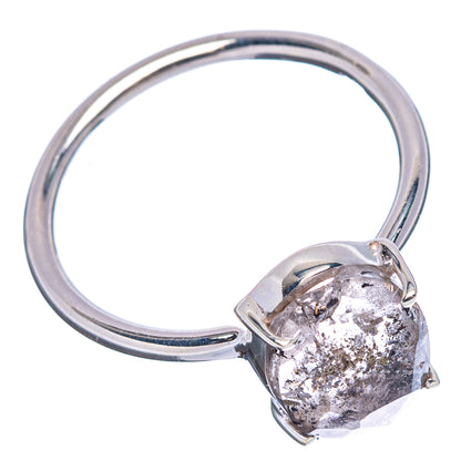Faceted Cacoxenite Ring Size 8 (.925 Sterling Silver)