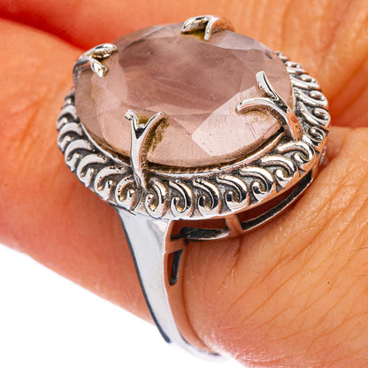 Rose Quartz Ring Size 6.25 (925 Sterling Silver) R146353