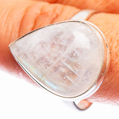Rainbow Moonstone Ring Size 10.75 (925 Sterling Silver) R142266