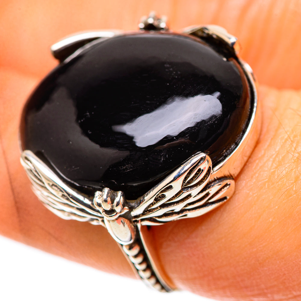Black Onyx 925 Sterling Silver Ring Size 6.25 (925 Sterling Silver) RING139437