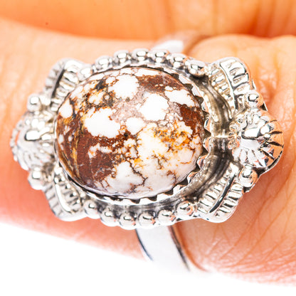Wild Horse Jasper Ring Size 7 (925 Sterling Silver) R3945
