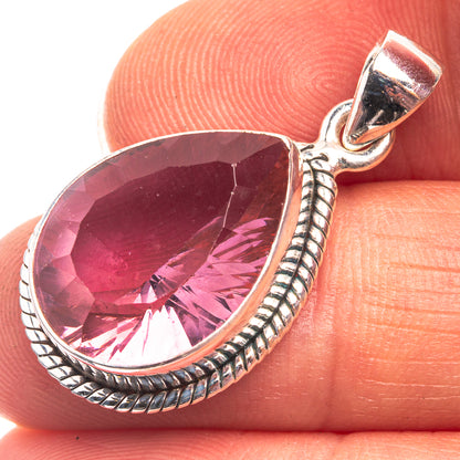 Alexandrite (Lab.) Pendant 1 1/4" (925 Sterling Silver) P38820