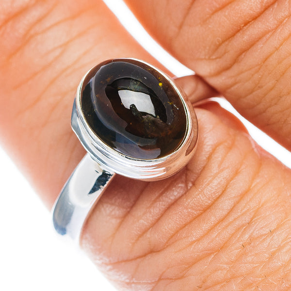 Premium Orange Tourmaline Ring Size 9.25 (.925 Sterling Silver)
