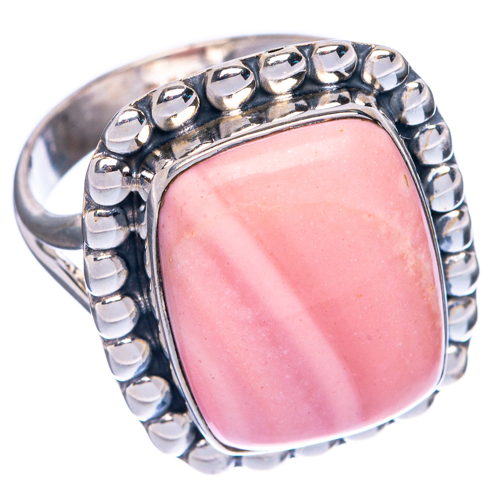 Pink Opal Ring Size 9 (925 Sterling Silver) R1246