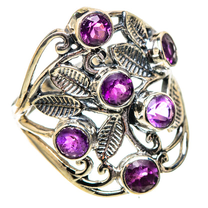 Faceted Amethyst Ring Size 8 (925 Sterling Silver) RING137855