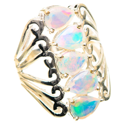 Rainbow Moonstone 925 Sterling Silver Ring Size 7.5 (925 Sterling Silver) RING139328
