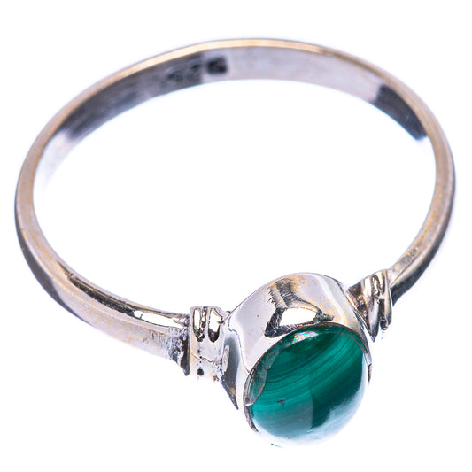 Malachite 925 Sterling Silver Ring Size 8 (925 Sterling Silver) R5303