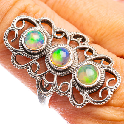 Natural Ethiopian Opal Ring Size 9.25 (925 Sterling Silver) R143115