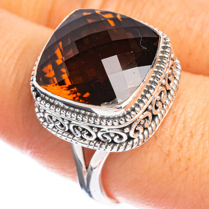 Mandarin Citrine Ring Size 9.75 (925 Sterling Silver) R144292