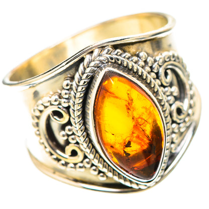 Baltic Amber Ring Size 8.25 (925 Sterling Silver) RING138990