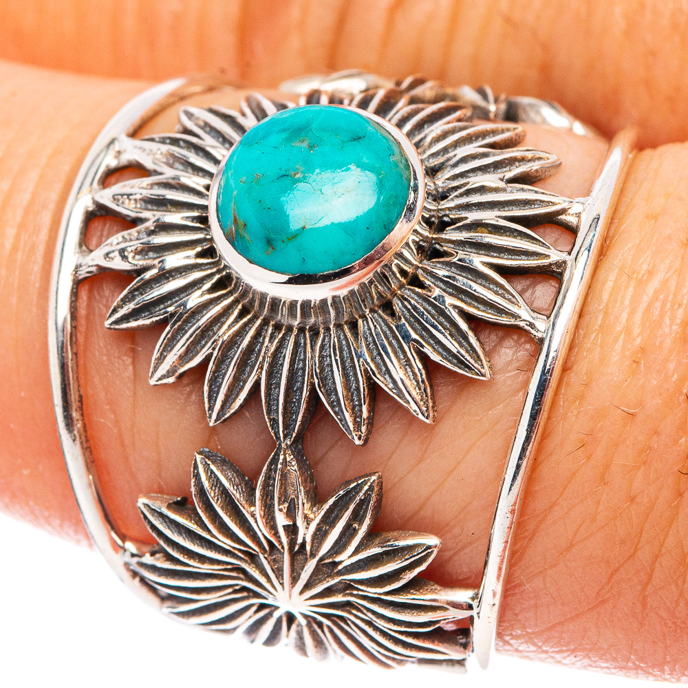 Mohave Turquoise Ring Size 8.25 (.925 Sterling Silver)