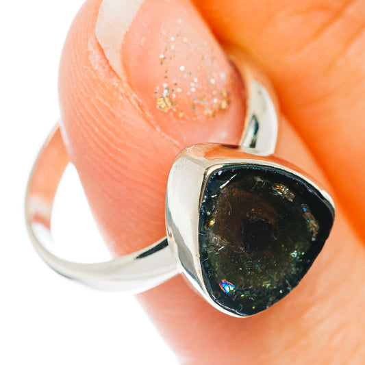 Watermelon Tourmaline Ring Size 7 (German Silver)