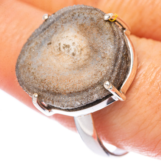 Desert Rose Druzy Ring Size 11 (925 Sterling Silver) R1659