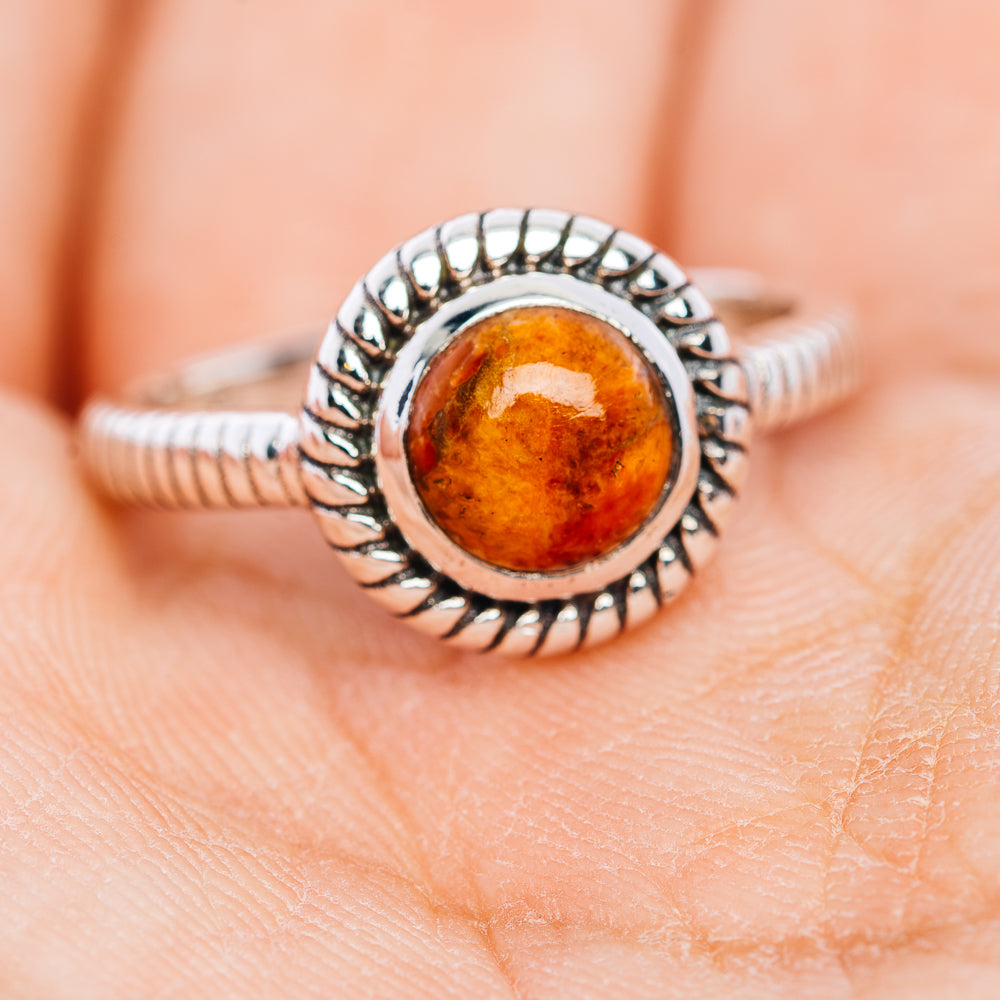 Sponge Coral Ring Size 7.5 (.925 Sterling Silver)