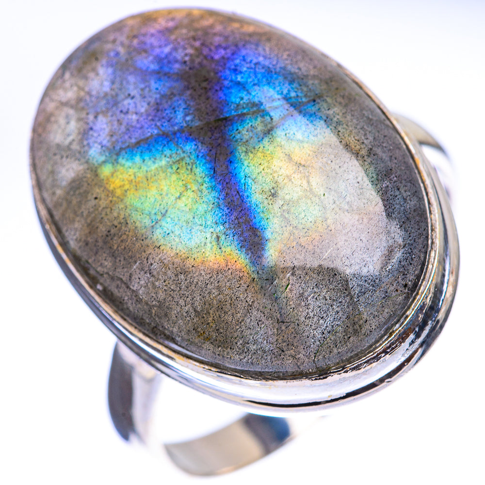 Labradorite Ring Size 11 (925 Sterling Silver) R142829