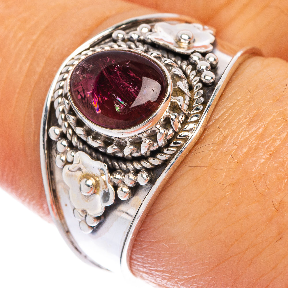 Pink Tourmaline Dainty Ring Size 8 (925 Sterling Silver) R145392