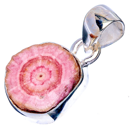Rare Rhodochrosite Stalactite Pendant 7/8" (925 Sterling Silver) P42922