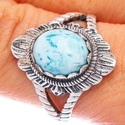 Larimar Ring Size 9 (925 Sterling Silver) R144623