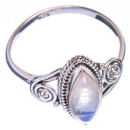 Rainbow Moonstone Dainty Ring Size 6.75 (925 Sterling Silver) R147216