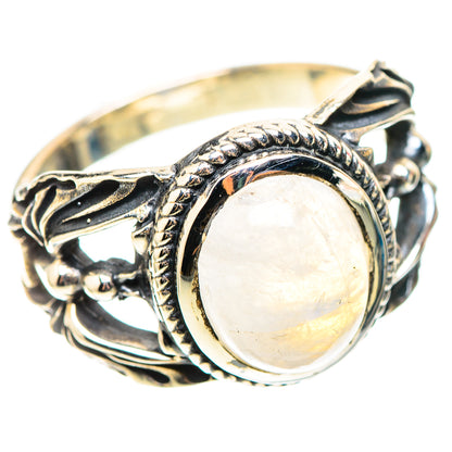 Rainbow Moonstone Ring Size 8.5 (925 Sterling Silver) RING138493