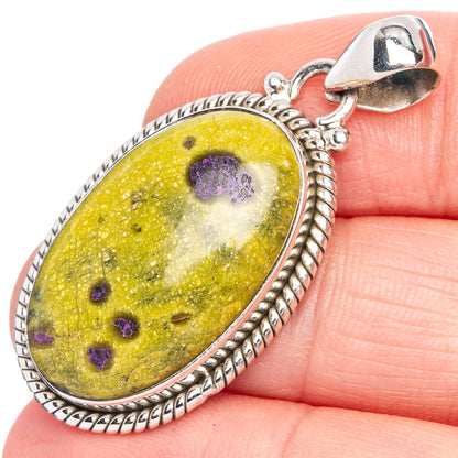 Atlantisite Pendant 1 5/8" (925 Sterling Silver) P40309