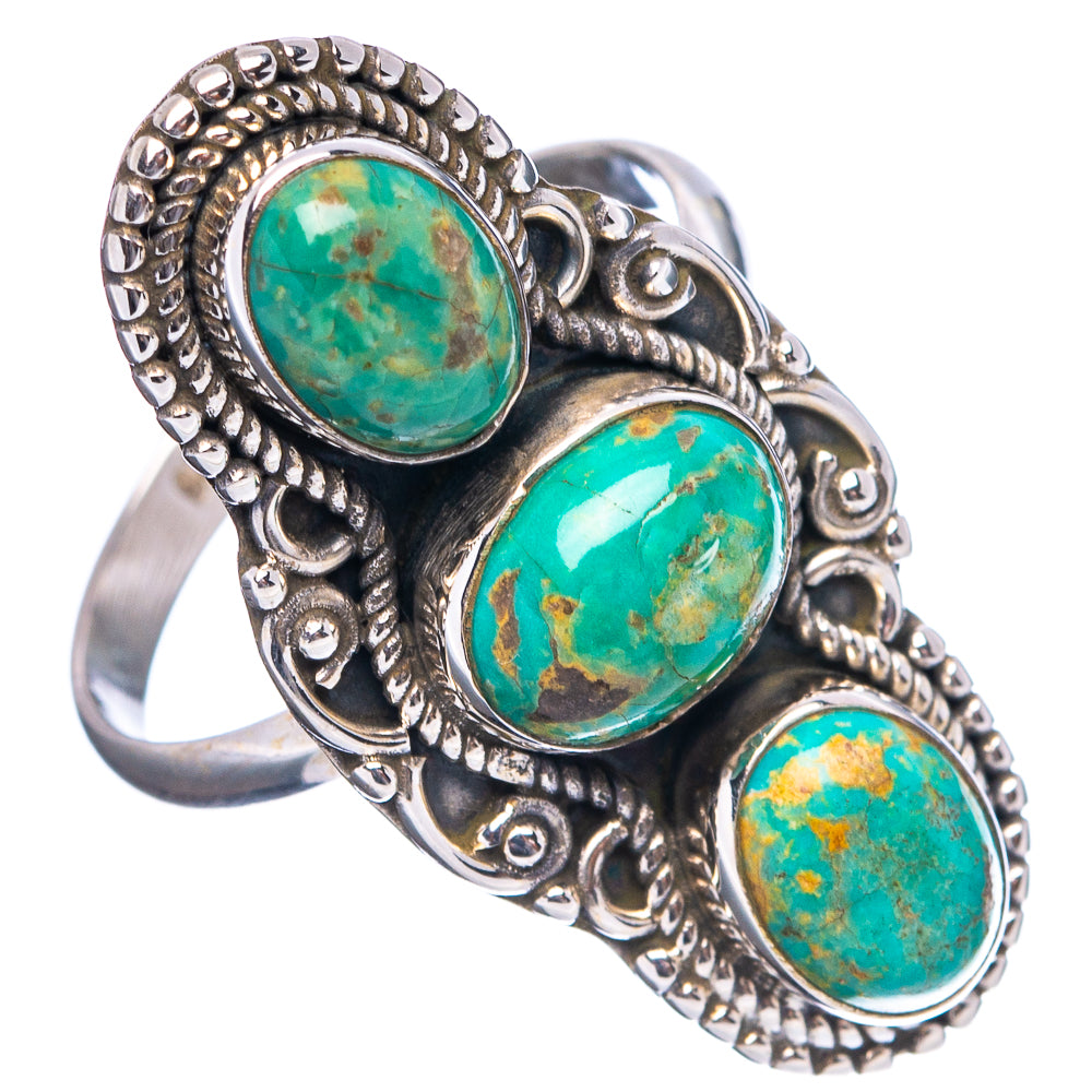Mohave Turquoise Ring Size 7.75 (.925 Sterling Silver)