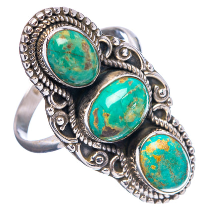 Mohave Turquoise Ring Size 7.75 (.925 Sterling Silver)