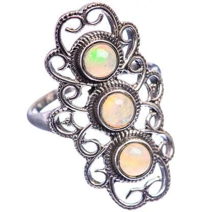 Natural Ethiopian Opal Ring Size 9.25 (925 Sterling Silver) R142116