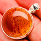 Fire Crab Agate Pendant 1 1/2" (925 Sterling Silver) PD38245