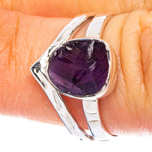 Amethyst 925 Sterling Silver Premium Ring Size 6 (925 Sterling Silver) R6572