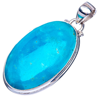 Rare Smithsonite 925 Sterling Silver Pendant 1 5/8" (925 Sterling Silver) P42598