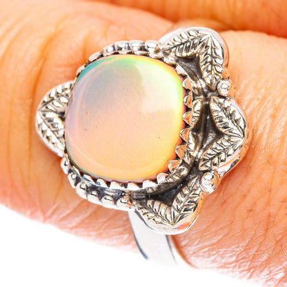 Aura Opal Ring Size 8.25 (925 Sterling Silver) R4085