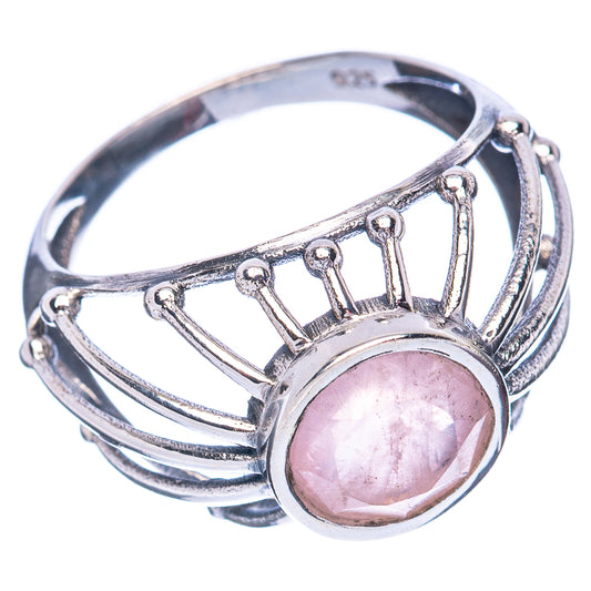 Rose Quartz Ring Size 7.5 (925 Sterling Silver) R2856