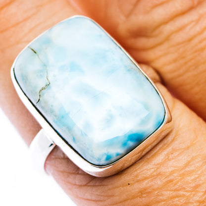 Larimar Ring Size 9.25 (.925 Sterling Silver)